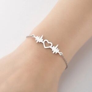 Elegant Heartbeat Bracelet